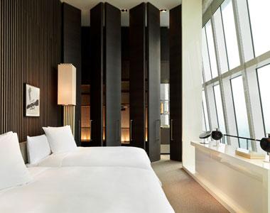 上海柏悦酒店 最高的床