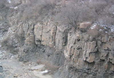 化石沟风景图