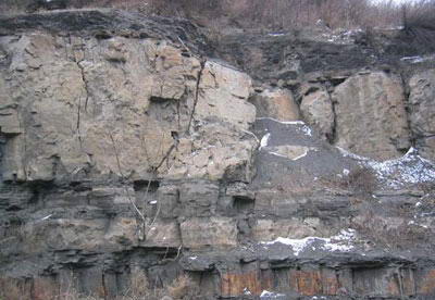 化石沟风景图