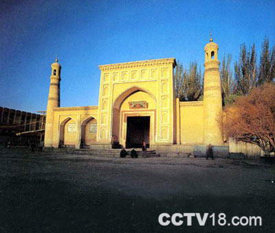 艾提尕尔清真寺风景图