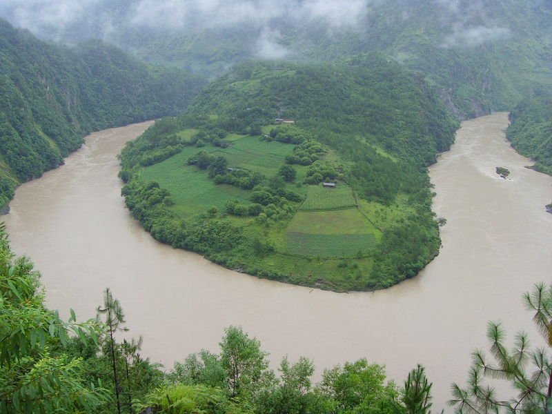 中国十大奇美无比的江河湾(图)