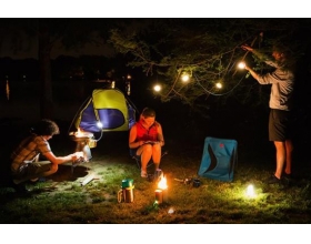 超赞的户外露营灯光系统，再也不用担心天黑了