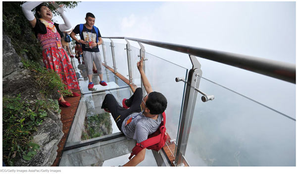 美媒评出的中国5大最惊险刺激的户外景点