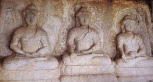 唐宋石缸银摩崖造像