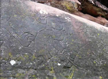 博什瓦黑石刻岩画