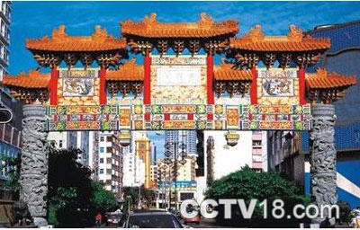 皇岗文化风景线