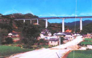 京九铁路第一高桥