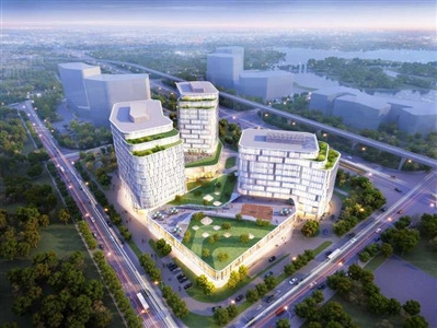 迪卡侬总部建筑效果图