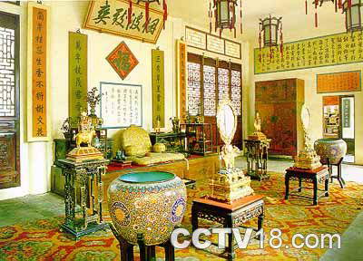 烟波致爽风景图