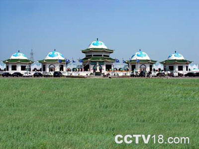 珠日河草原旅游区风景图