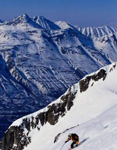 北大湖滑雪场风景图