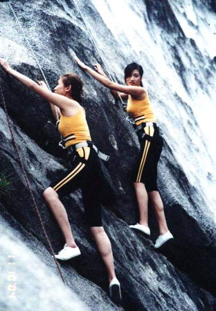 女子如何练攀岩