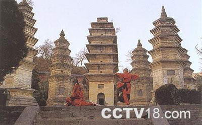 嵩山·少林寺风景图