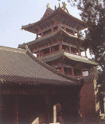 嵩山·少林寺风景图