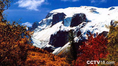 长白山和平滑雪场风景图