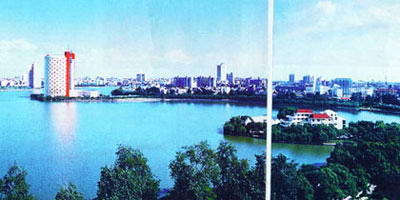 南昌青山湖风景图