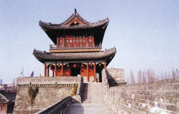 荆州古城风景图