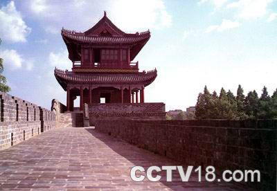 荆州古城风景图