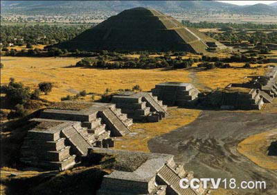 墨西哥城特奥蒂瓦坎古城遗址
